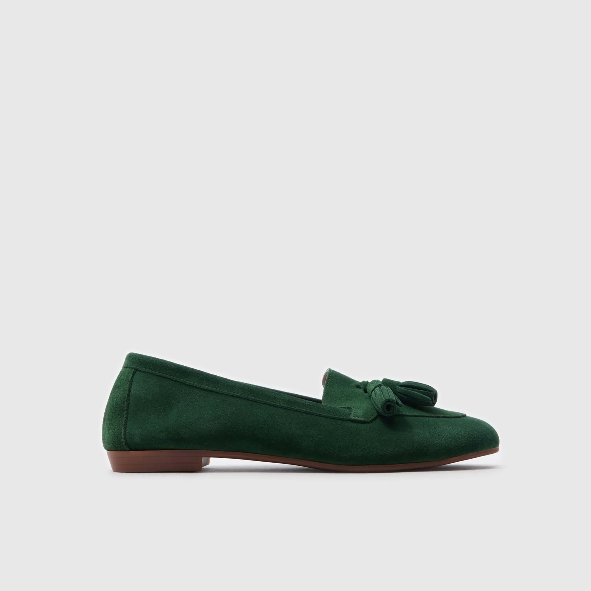 Yeşil Kadın Klasik Loafer Ayakkabı [TG060115] (36)