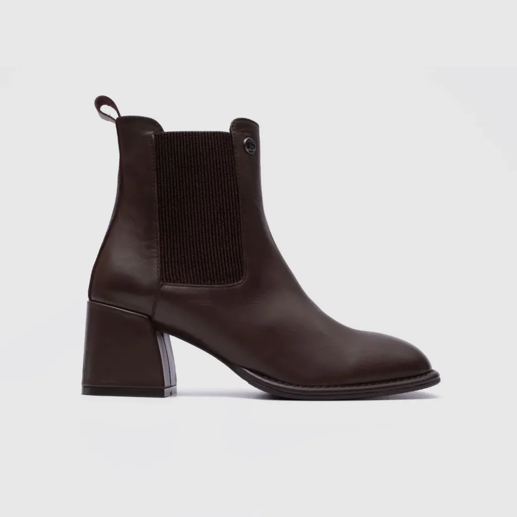 Kahverengi Kadın Topuklu Bot [TG060282] (36)
