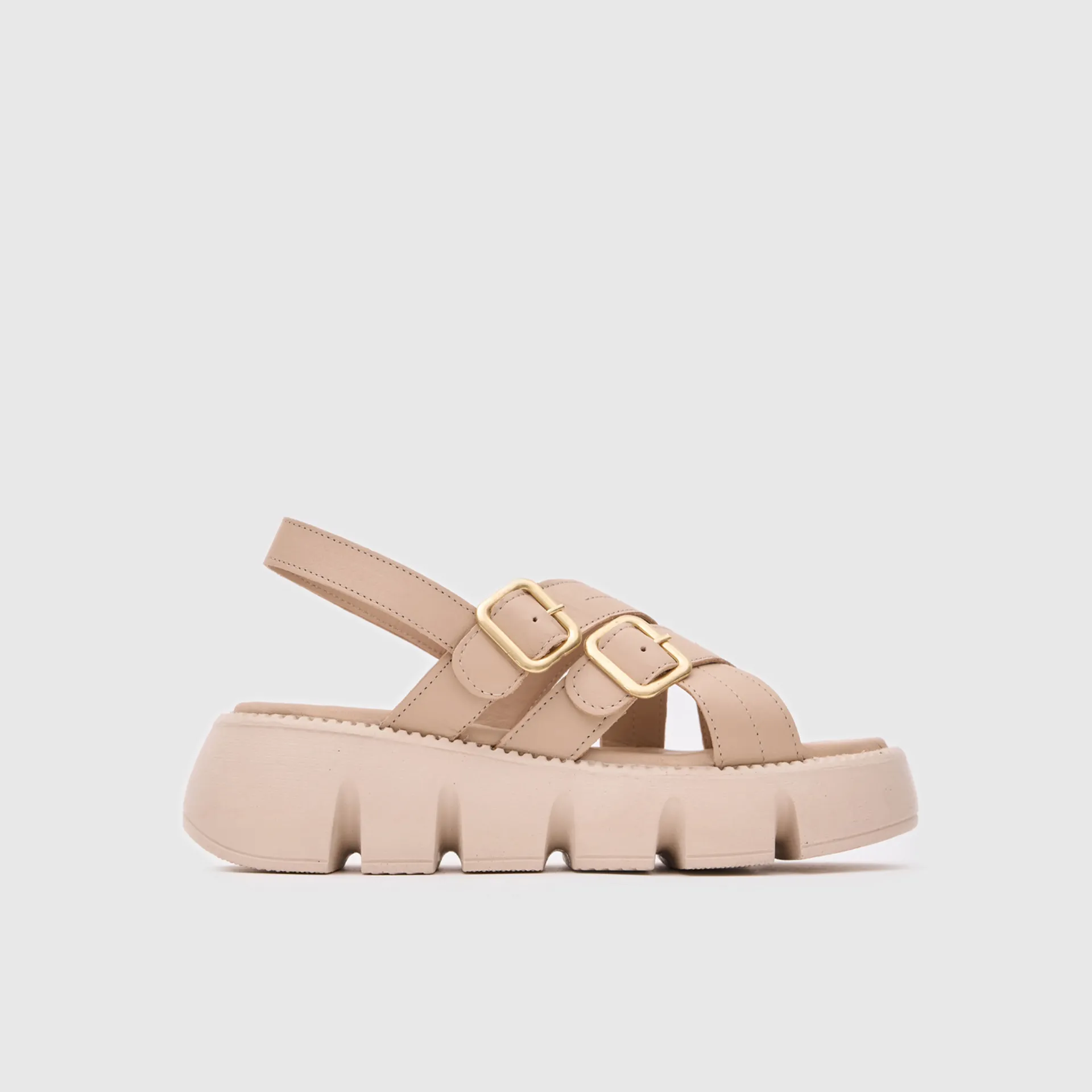 Bej Kadın Casual Sandalet [TG060186]