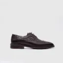 Kahverengi Erkek Klasik Brogue Ayakkabı [TG052338]
