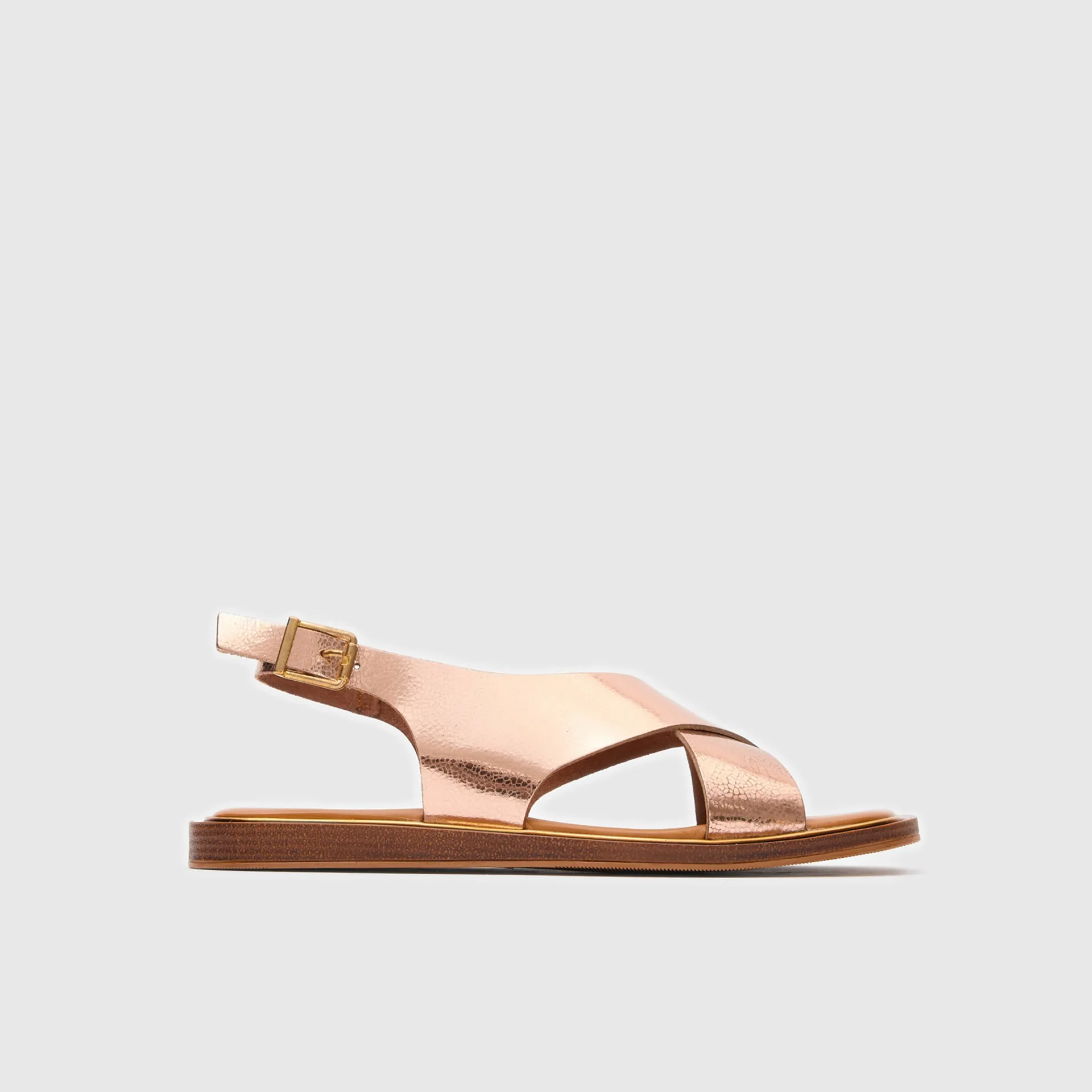 Altın Kadın Casual Düz Sandalet [TG060196]