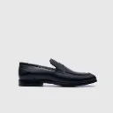 Siyah Erkek Klasik Penny Loafer Ayakkabı [TG052330]