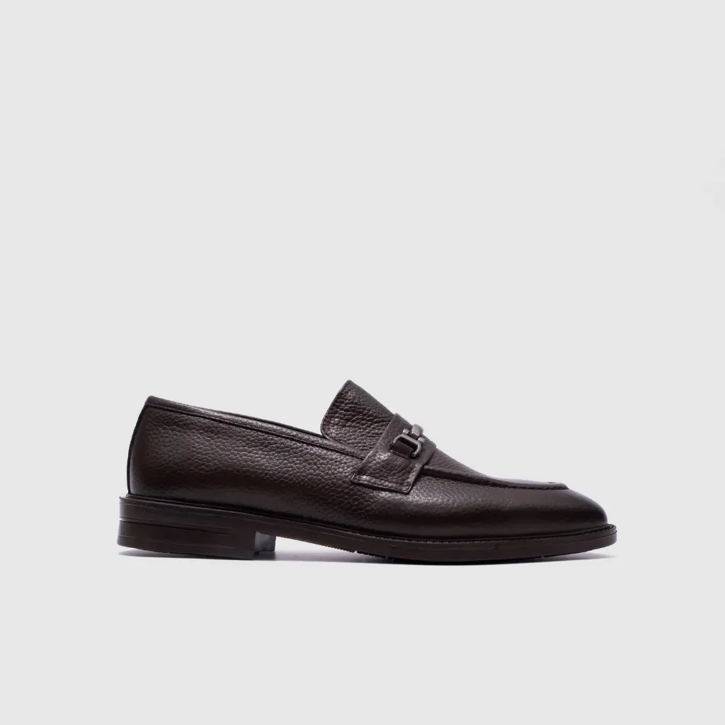 Kahverengi Erkek Klasik Penny Loafer Ayakkabı [TG052330]