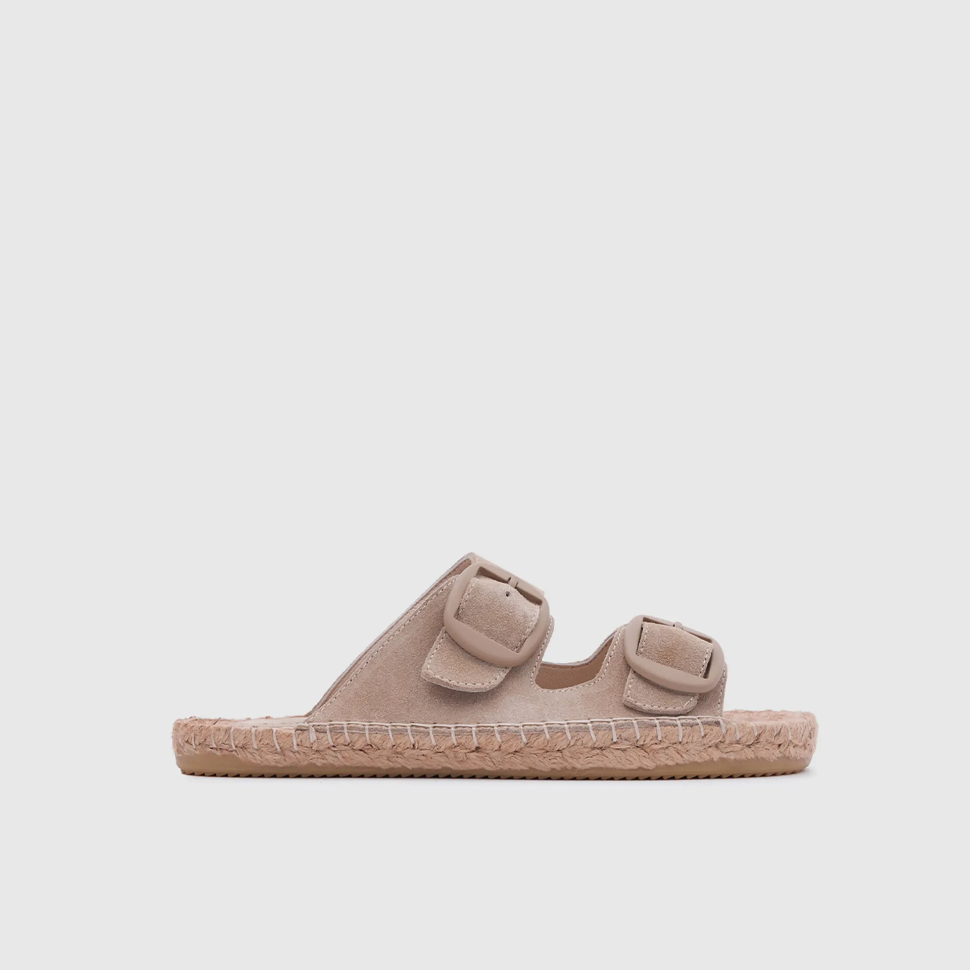 Bej Kadın Espadril Terlik [TG060039]